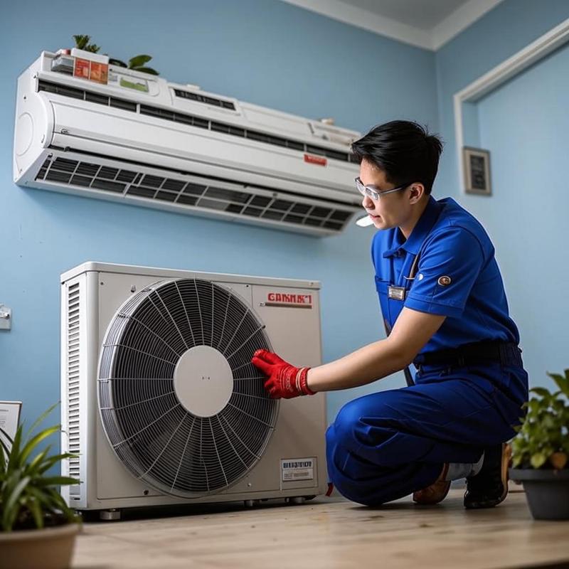 Thợ sửa máy lạnh Thủ Dầu Một vệ sinh máy lạnh chuyên nghiệp.